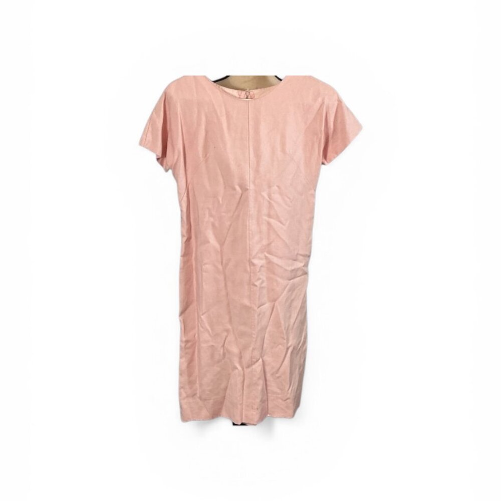 Handmade Blush Pink Shift Dress – Minimalist Classic